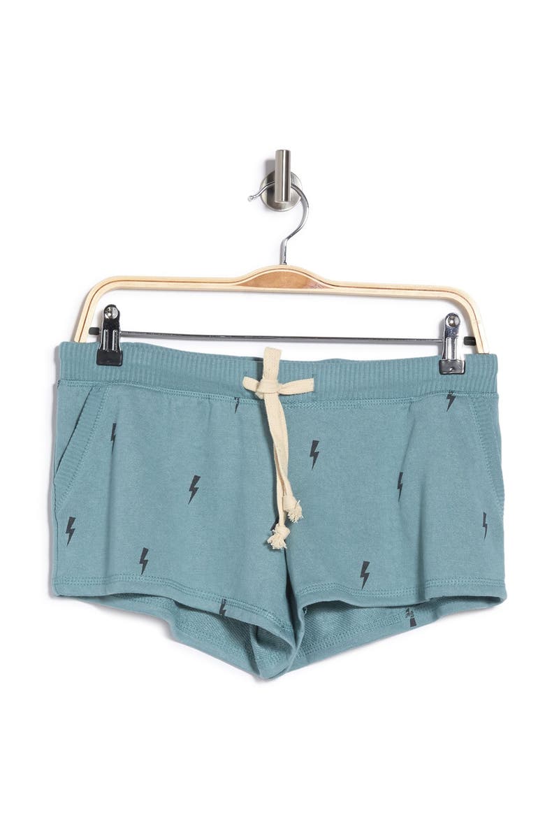 THEO AND SPENCE Printed Pajama Shorts, Alternate, color,