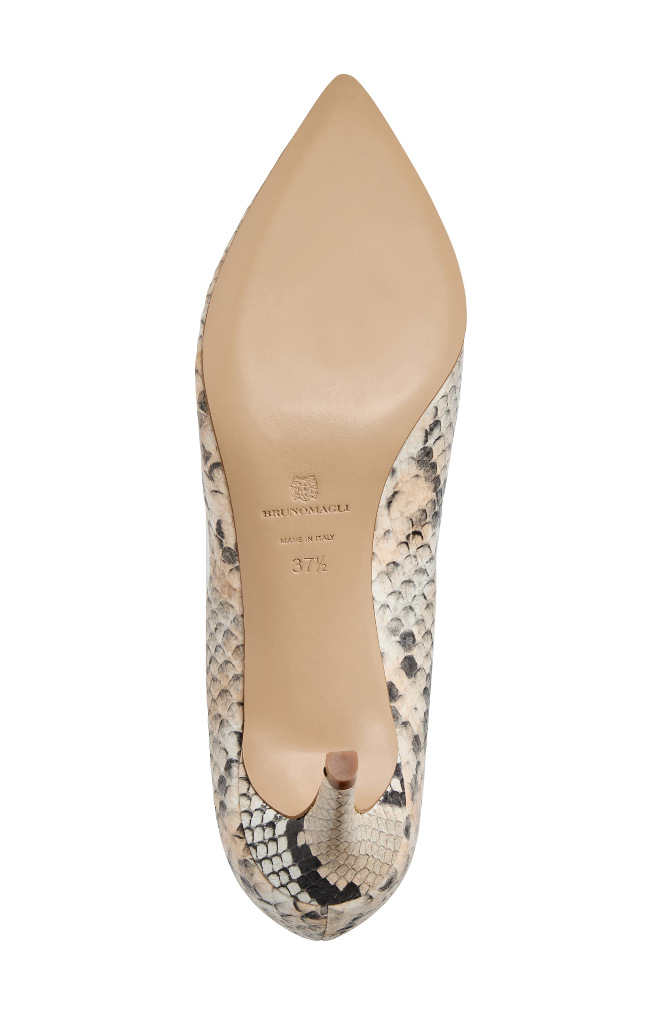 Bruno Magli Tara Snakeskin Embossed Pump, Alternate, color, 