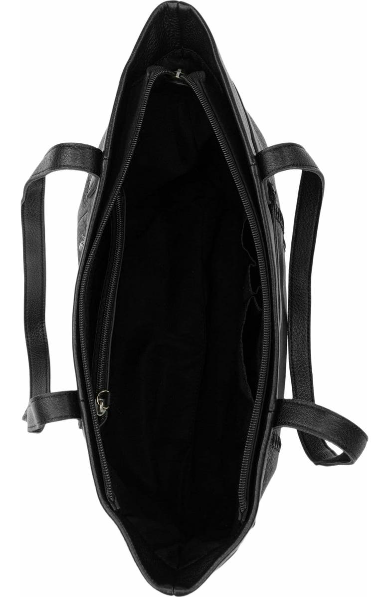 The Sak Metro Tote Bag - Leather, Alternate, color, Black