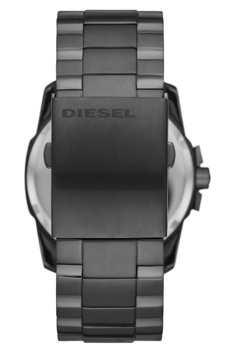 Master Cheif Chronograph Quartz Bracelet Watch, 43mm, Alternate, color, GUNMETAL