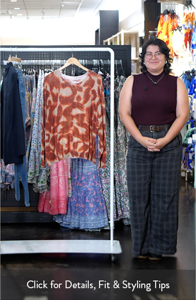 Abstract Animal Supersoft Sweater, sales video thumbnail