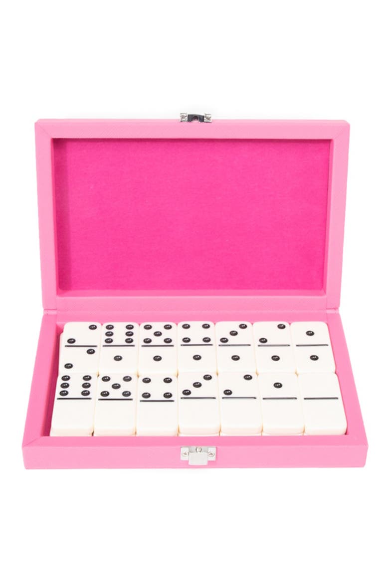 Ellen Dominoes Set, Main, color, PINK
