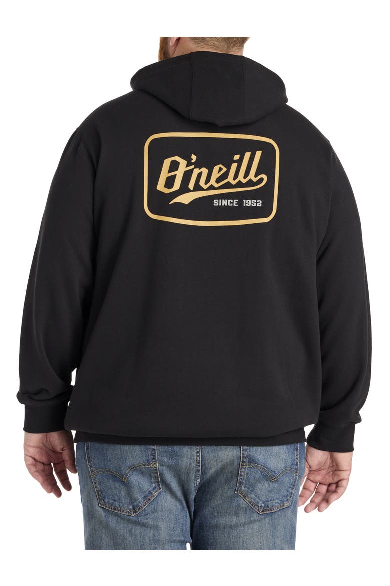 Big & Tall O'Riginals Fifty Two Cliffs Pullover Hoodie, Main, color, BLACK