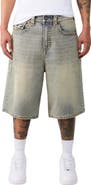 True Religion Mikey Super T Flap Denim Shorts