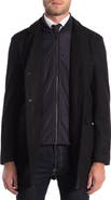 Michael Kors Ghent Felted Slim Fit Dickey Coat