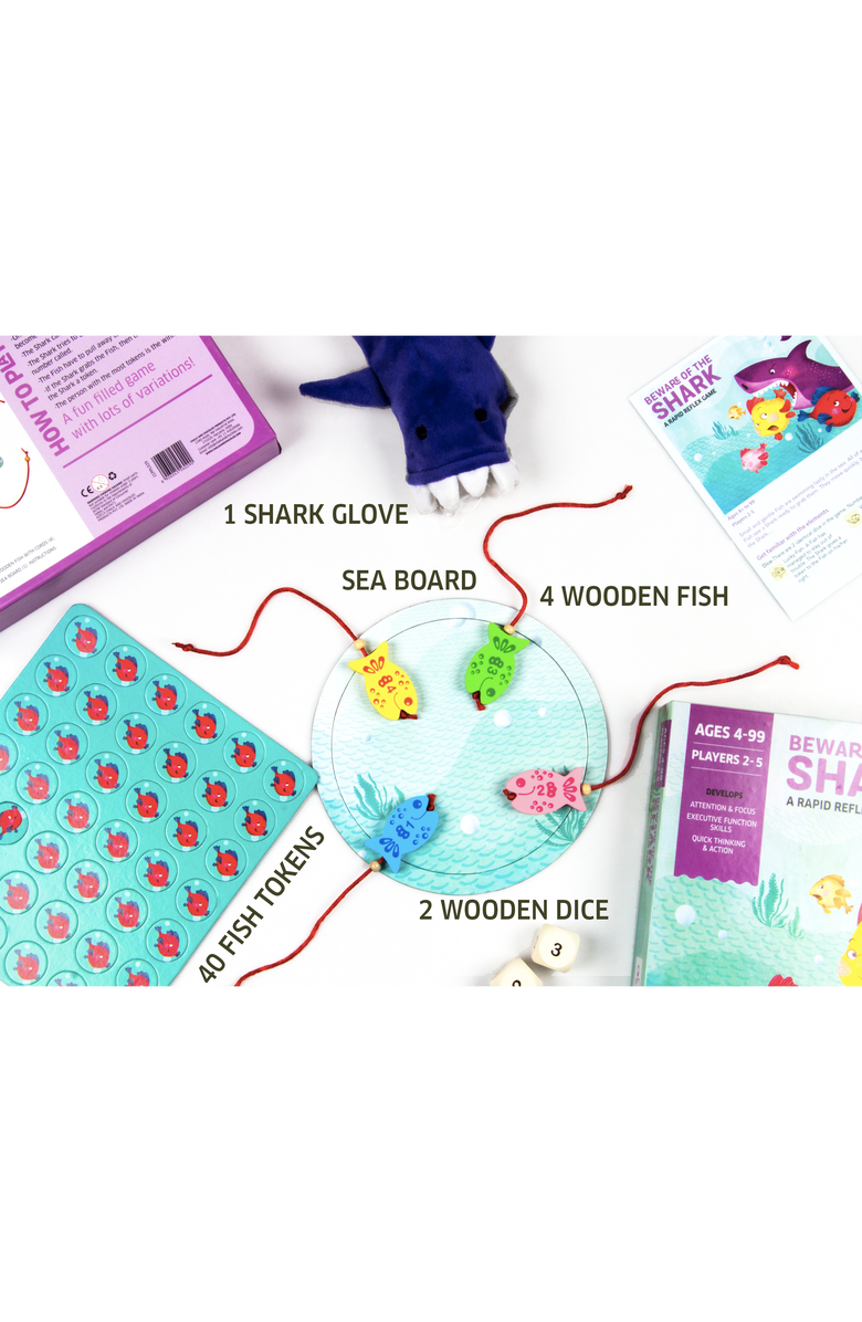 Chalk & Chuckles Beware of the Shark, Alternate, color, NO COLOR