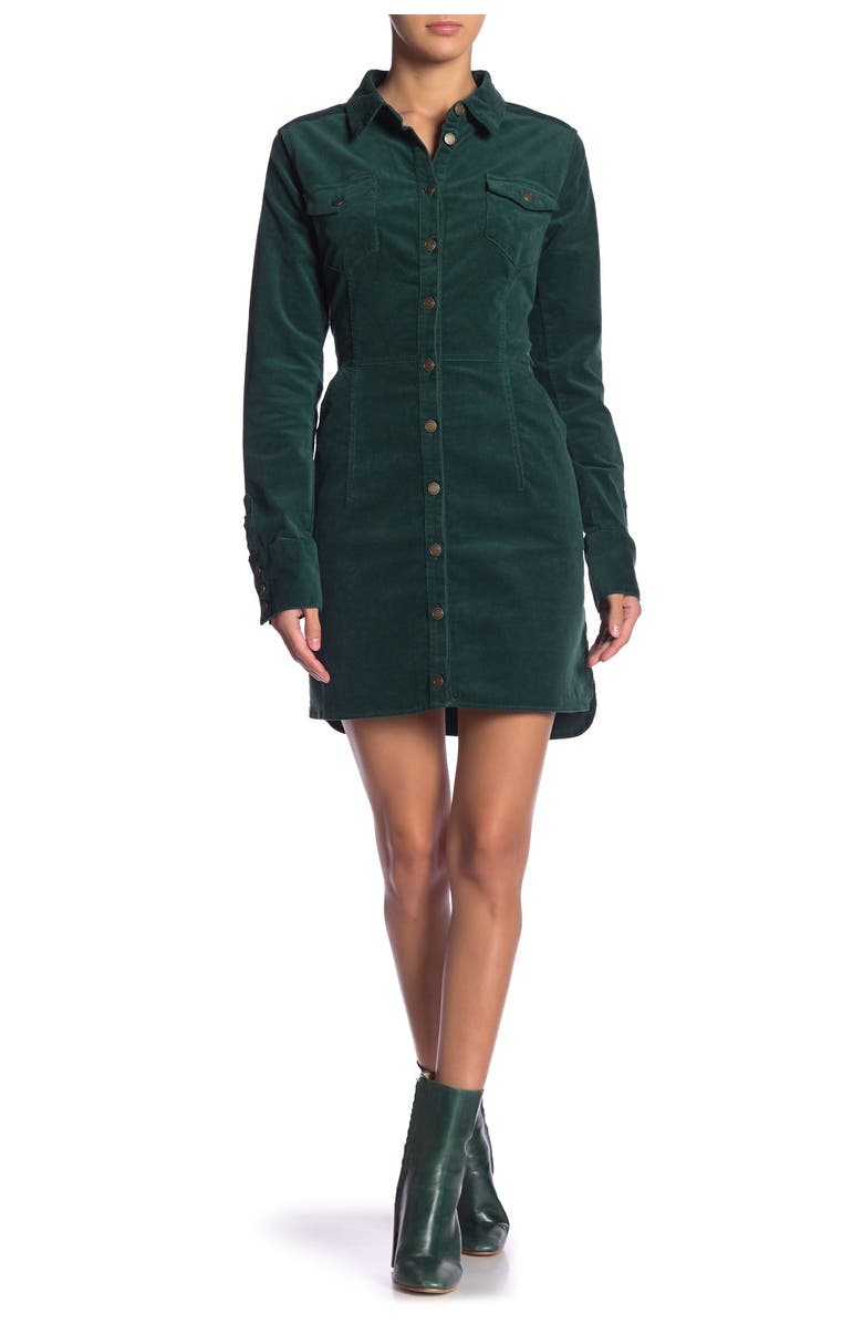 Free People Dynamite in Cord Minidress, Main, color, 