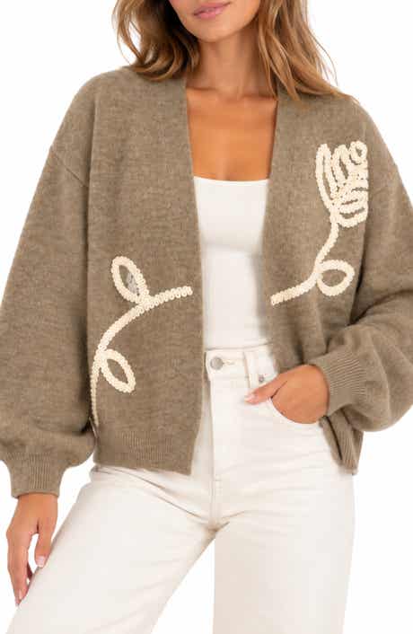 Flower Detail Cardigan