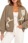 SAACHI Flower Detail Cardigan