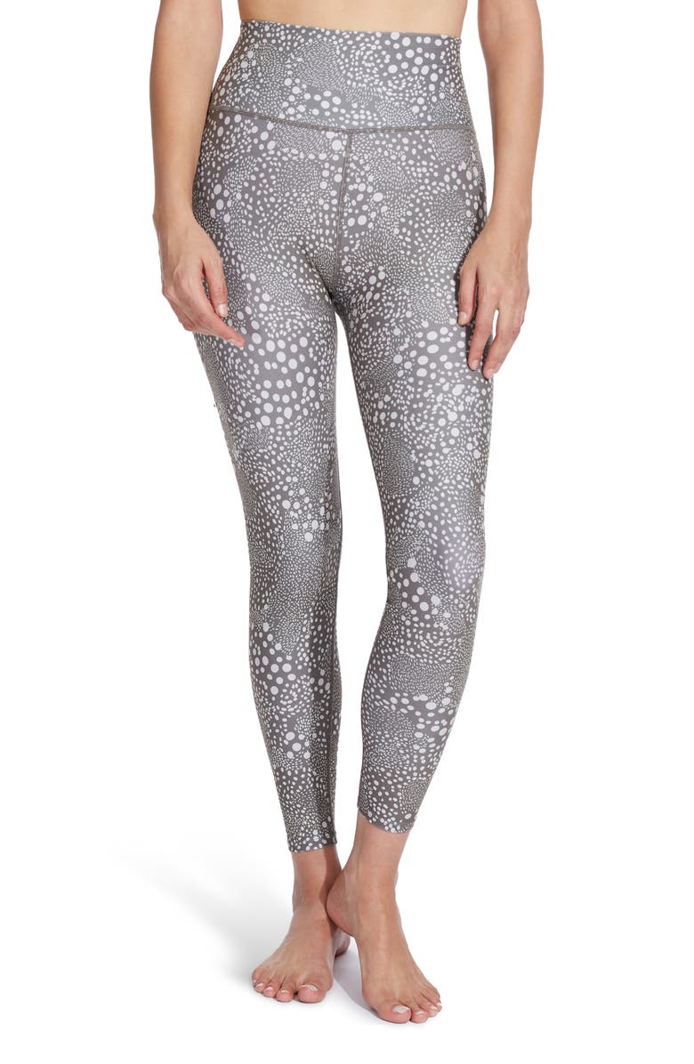 SAGE COLLECTIVE Confetti Dot High Rise 7/8 Leggings, Main, color,
