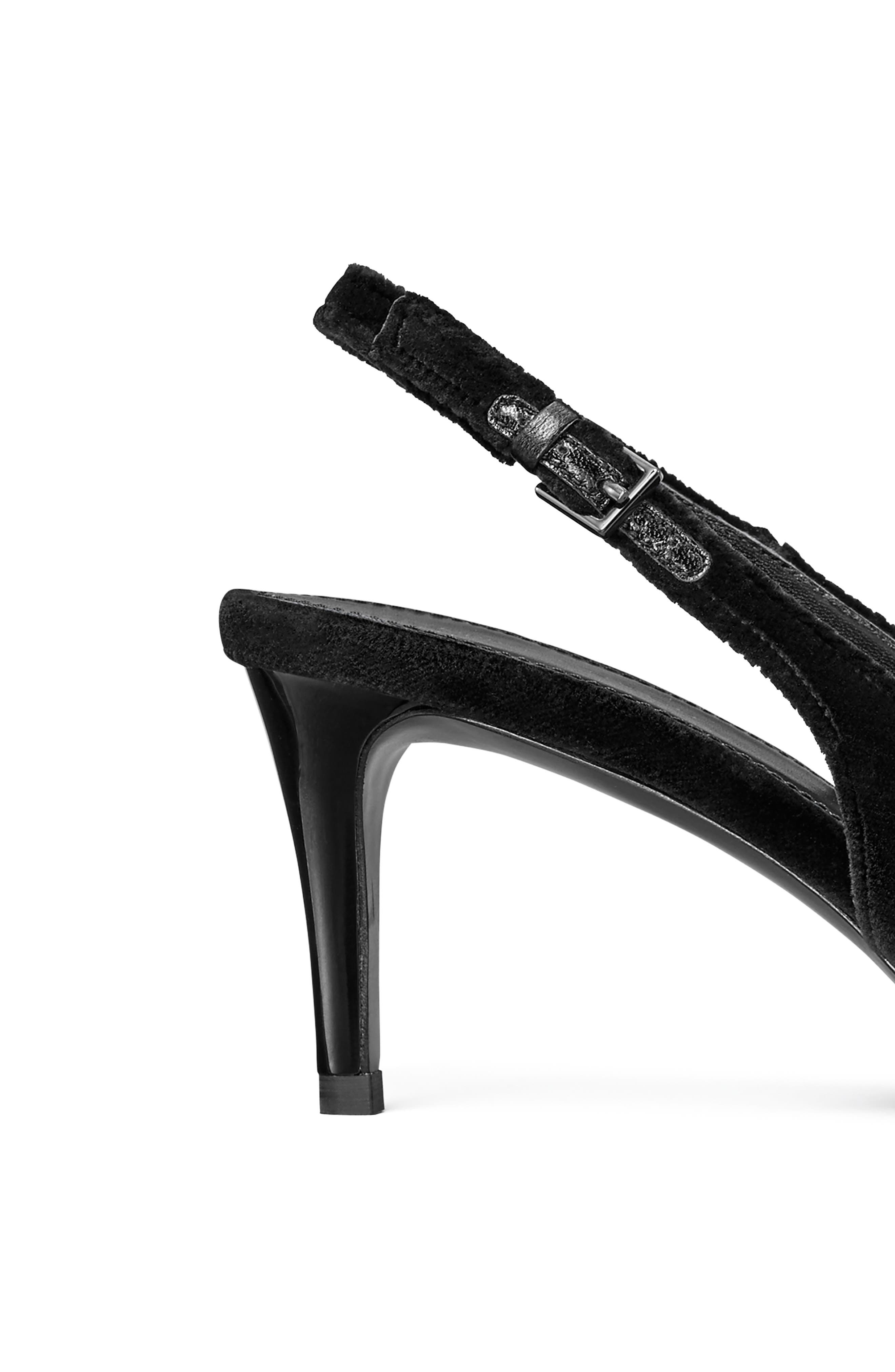 Tory Burch Eleanor Pavé Slingback Pointed Toe Pump, Alternate, color, 