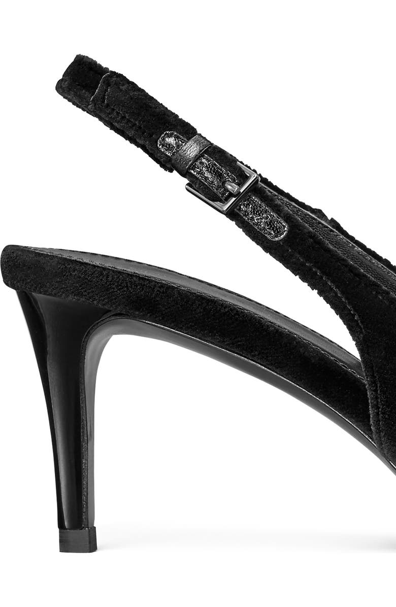 Tory Burch Eleanor Pavé Slingback Pointed Toe Pump, Alternate, color,