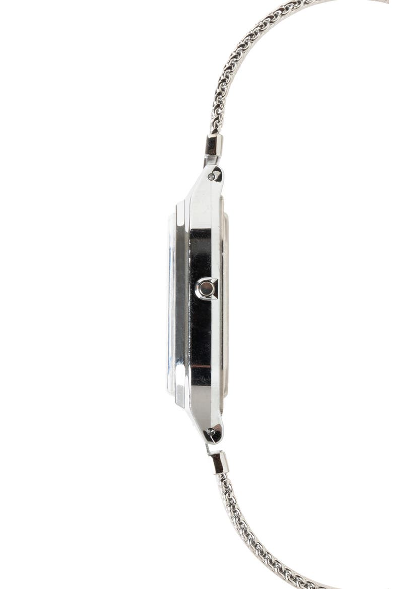 Vintage Analog/Digital Bracelet Watch, 38.8mm × 29.8mm, Alternate, color, SILVER