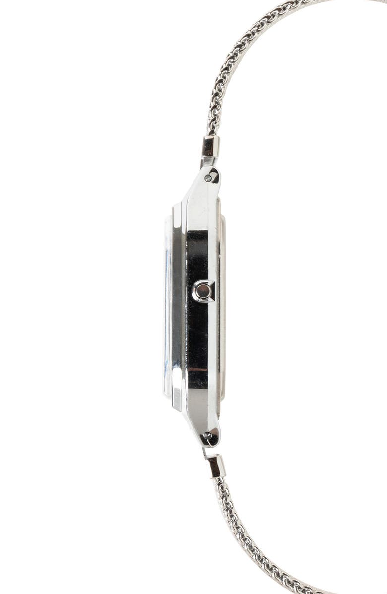 CASIO Vintage Analog/Digital Bracelet Watch, 38.8mm × 29.8mm, Alternate, color, Silver