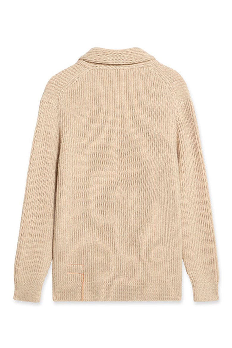 Alpaca Shawl Collar Cardigan, Alternate, color, Camel