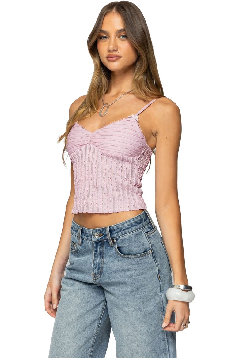 Aryah Ruffle Camisole, Alternate, color, PINK