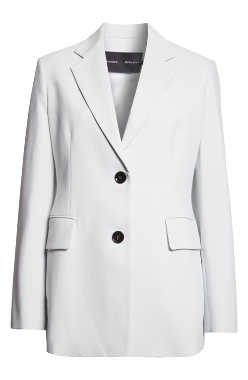 Proenza Schouler Eva Stretch Gabardine Blazer In Gray