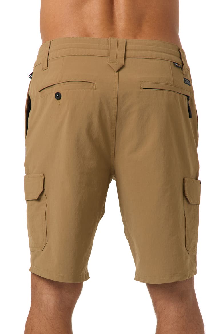 Traveler Hybrid Cargo Shorts, Alternate, color, DARK KHAKI