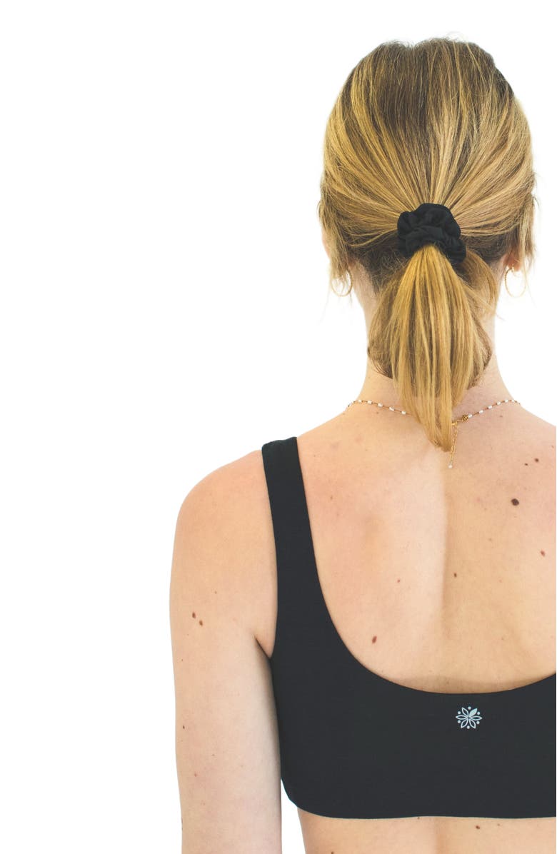 Bleuet Aster Reversible Girls Tank Bra, Alternate, color, Black-Grey