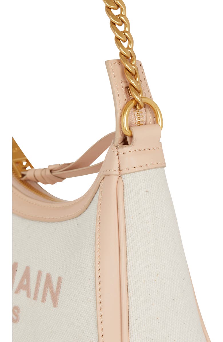 Balmain B-Army Canvas & Leather Shoulder Bag, Alternate, color,