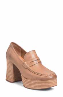 Kork-Ease® Barbara Platform Penny Loafer Pump