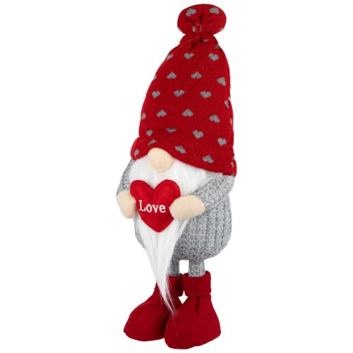 Northlight Plush "love" Valentine's Day Gnome In Red