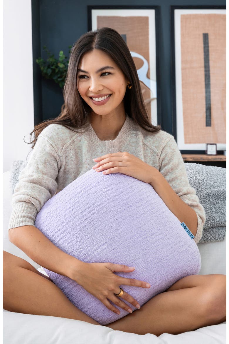 Lavender-Scented Weighted Pillow, Alternate, color, Lavender
