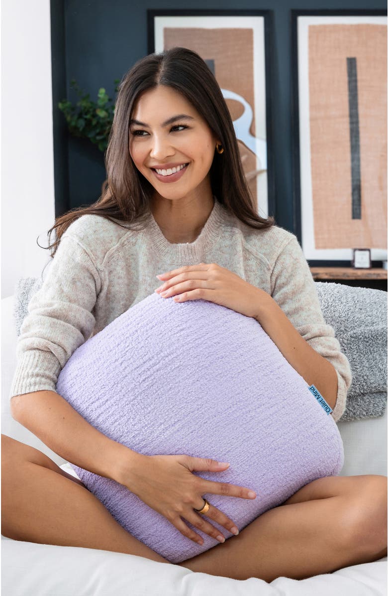 Quiet Mind Lavender-Scented Weighted Pillow, Alternate, color, Lavender