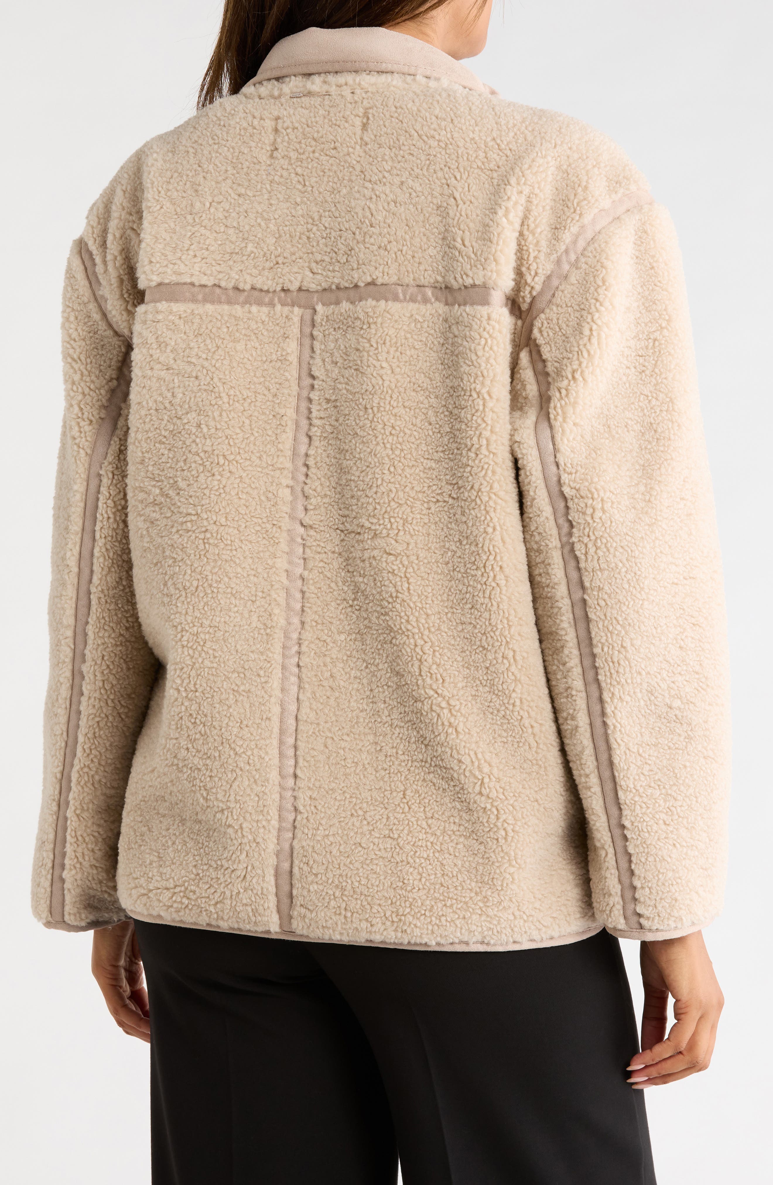 Bernardo Faux Shearling Short Jacket (Women) | Nordstromrack