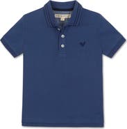 Hope & Henry Kids' Organic Short Sleeve Knit Pique Polo Shirt