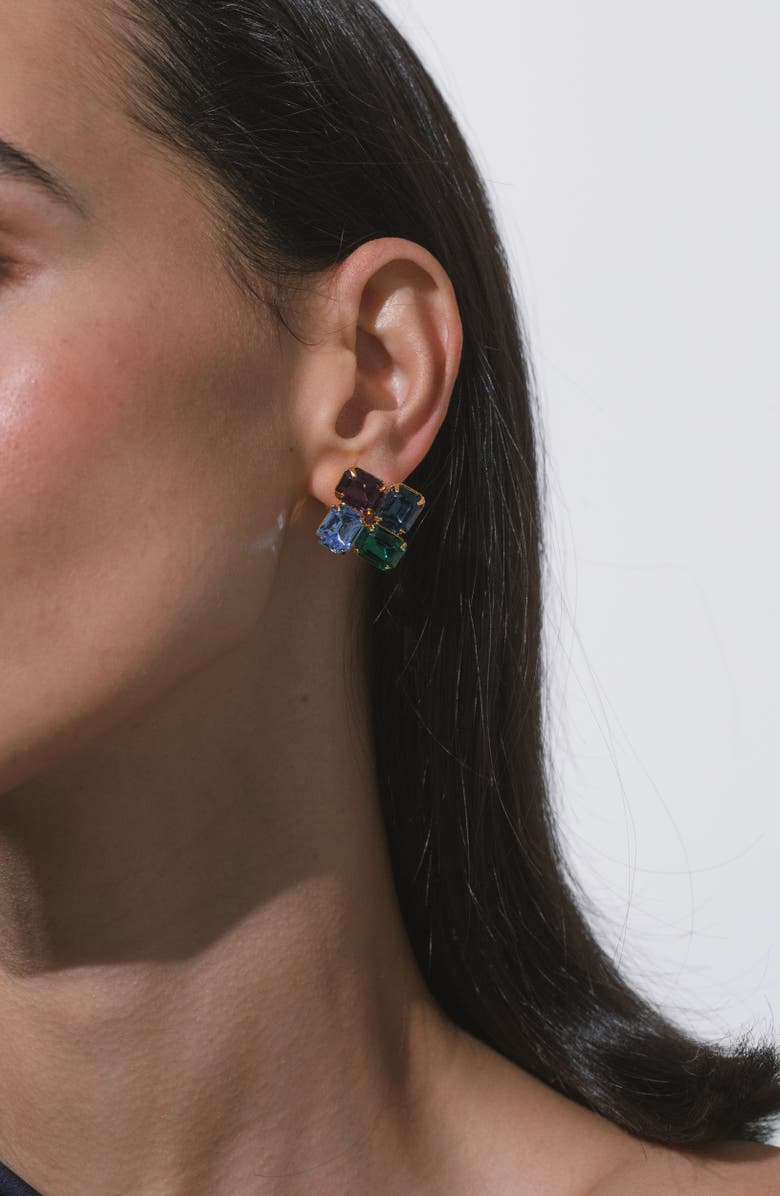 Jennifer Behr Piccolo Drop Earrings, Alternate, color, Blue Multi