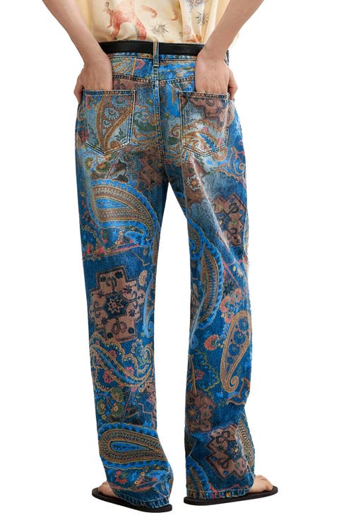 Paisley Straight Leg Jeans