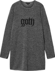 AllSaints Deetz Metallic Sweater Dress