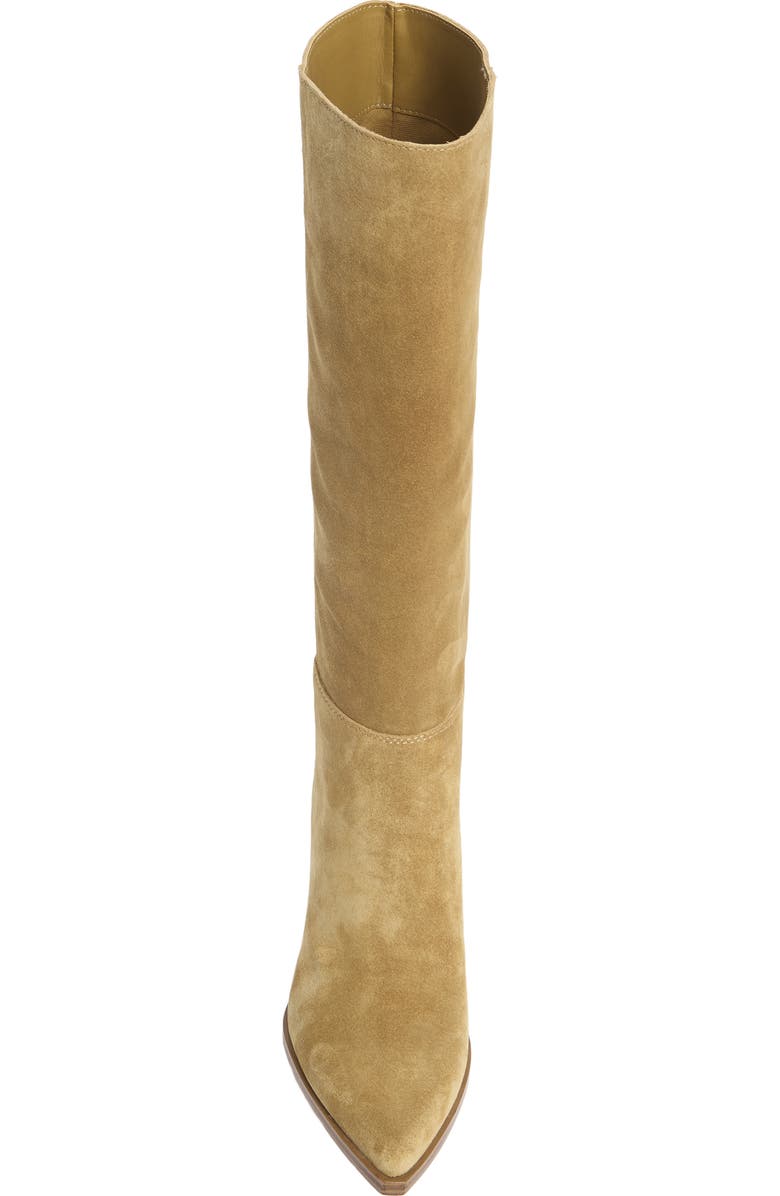 Marc Fisher LTD Challi Pointed Toe Knee High Boot, Alternate, color, Medium Natural