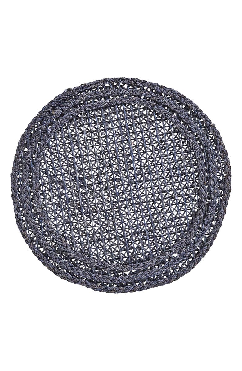 Juliska Le Panier Placemat, Main, color, Navy