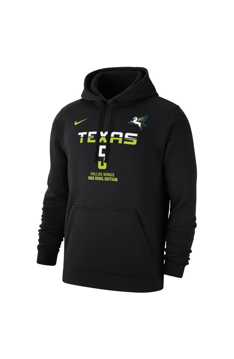 Nike Men's Nike Paige Bueckers Black Dallas Wings 2025 WNBA Draft Rebel Edition Name & Number Pullover Hoodie, Alternate, color, Black