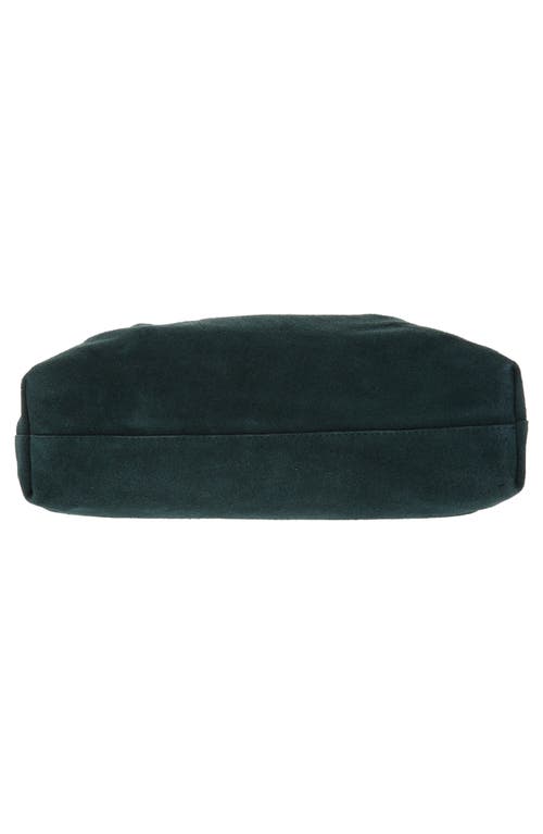 Madewell The Suede Mini Ring Pouch In Orange