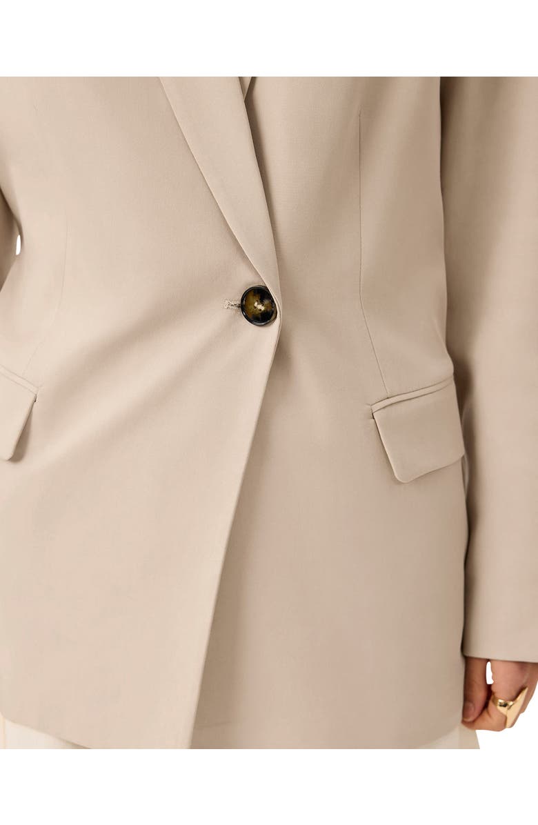 MINT VELVET Single Breasted Blazer, Alternate, color, Neutral