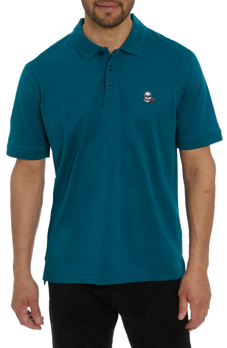Robert Graham The Player Polo, Main, color, Teal