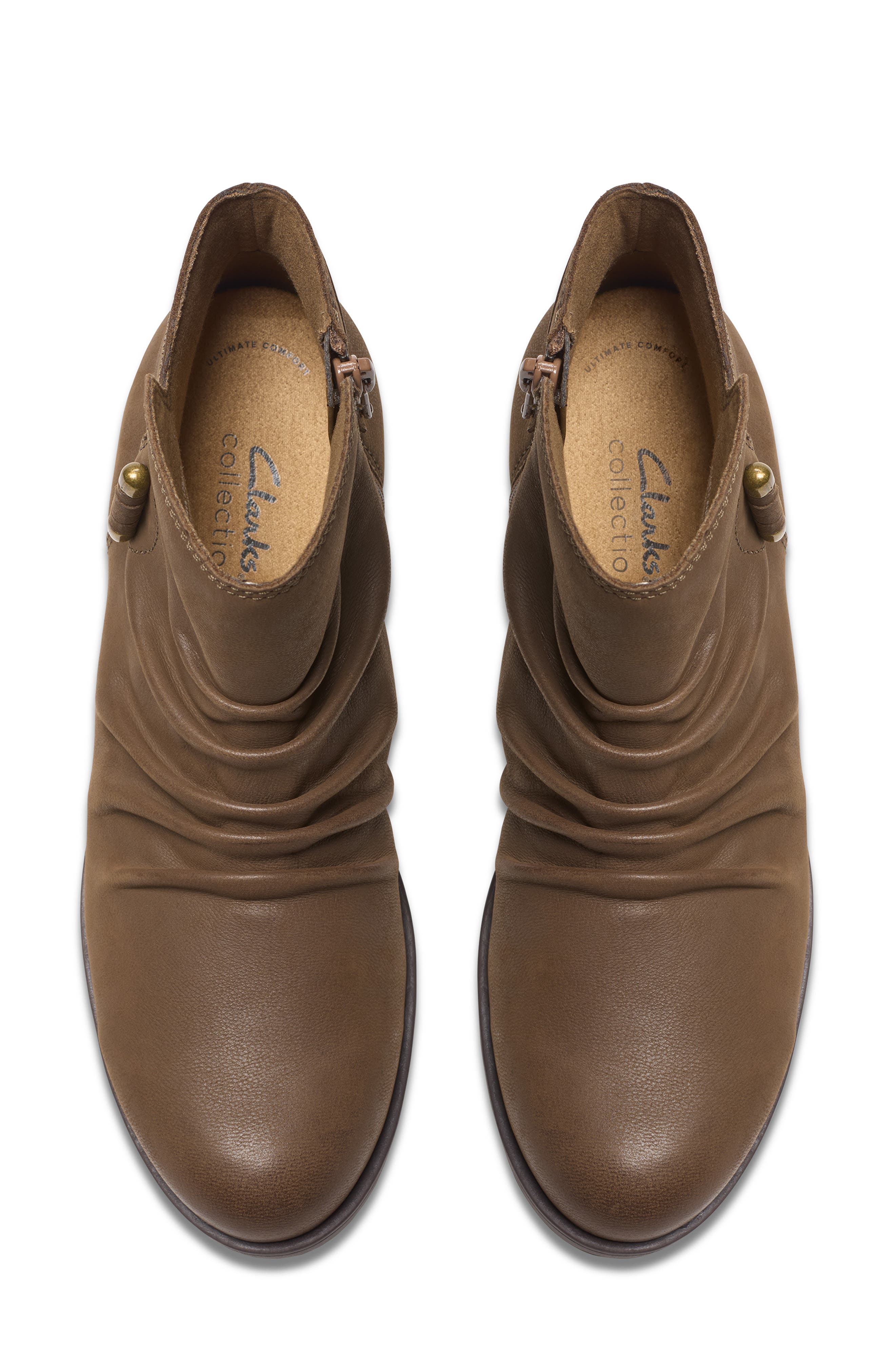 Clarks<sup>®</sup> Charlten Rosa Bootie, Alternate, color, Mushroom Nub