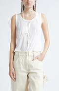 Simone Rocha Gathered Bust Bow Tank