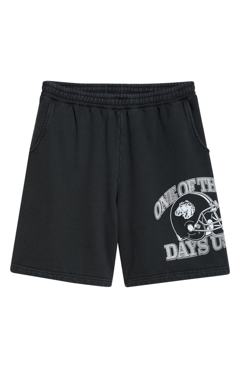 ONE OF THESE DAYS One of the Days USA Sweat Shorts, Main, color, Washed Black