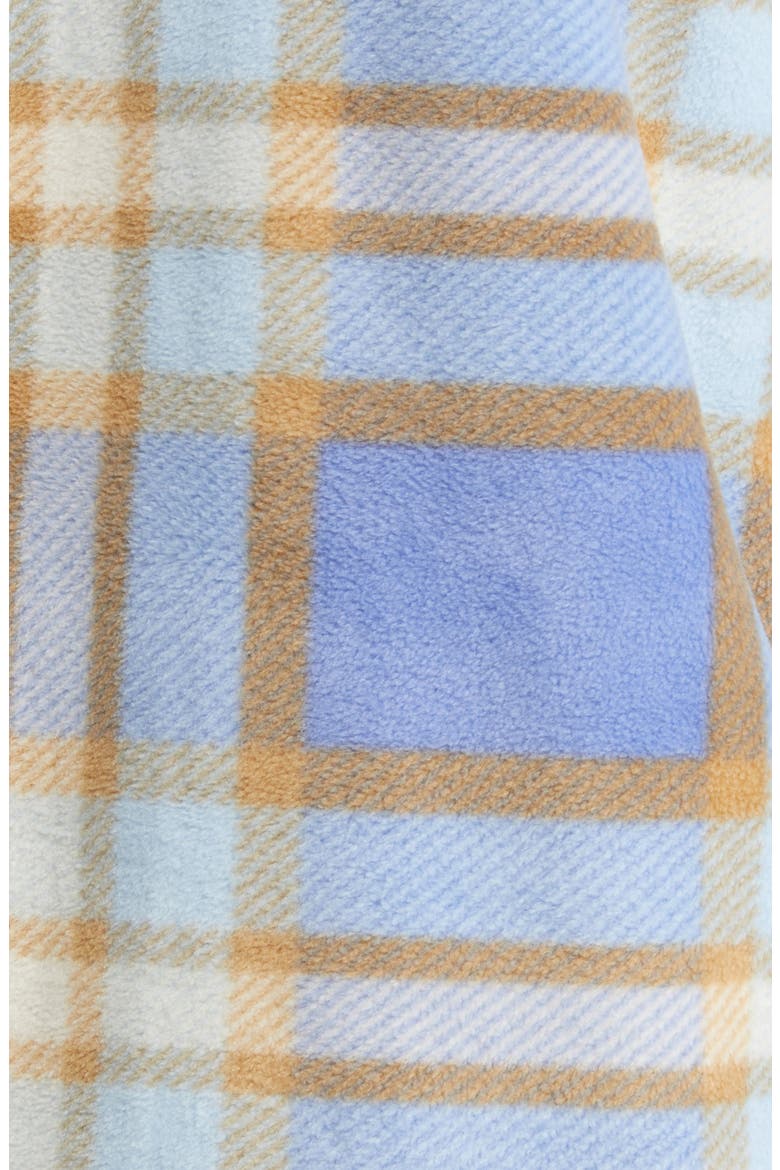 Plaid Polar Fleece Shacket, Alternate, color, PERIWINKLE PLAID