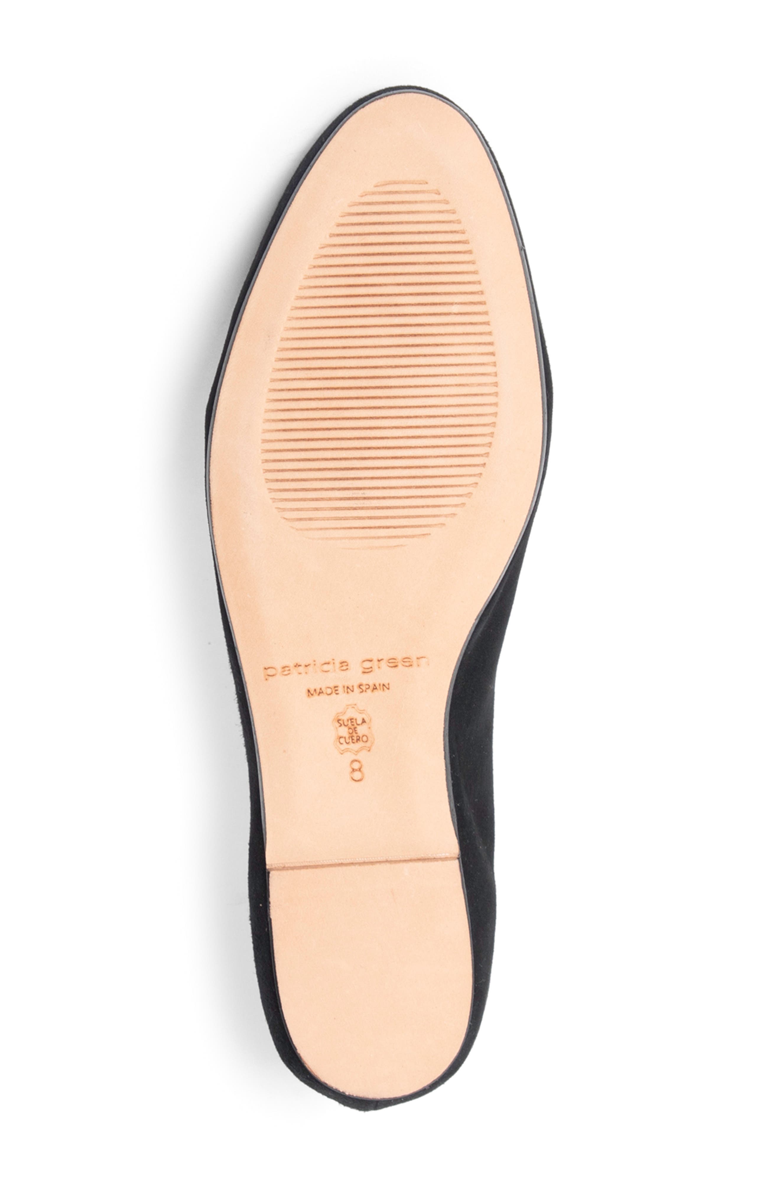Palm Beach Ballet Flat, Alternate, color, BLACK SUEDE