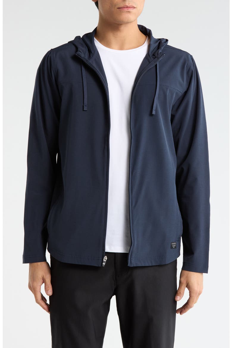 Draw Shot Zip Hoodie, Main, color, TOTAL ECLIPSE
