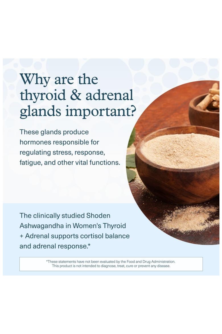 Thyroid Adrenal Support Wellness Capsules 60 capsules, Alternate, color, None