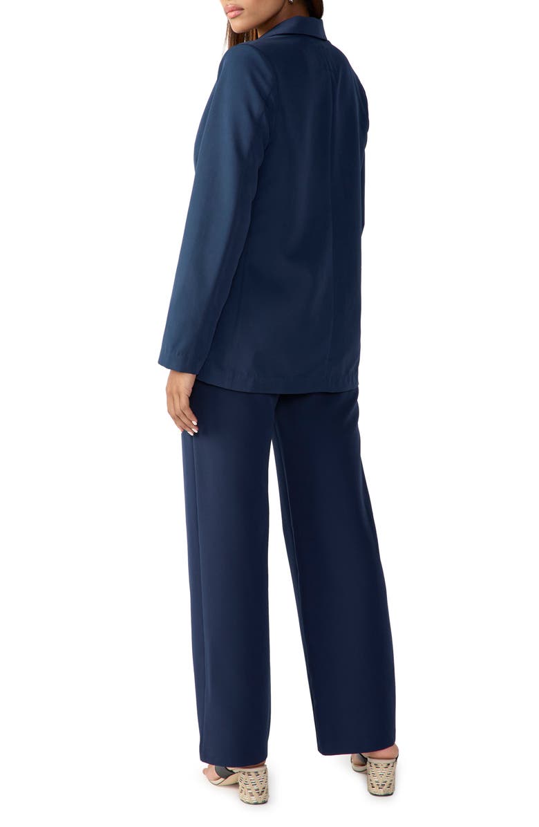 Sanctuary Bryce Woven Blazer, Alternate, color, Navy Refle