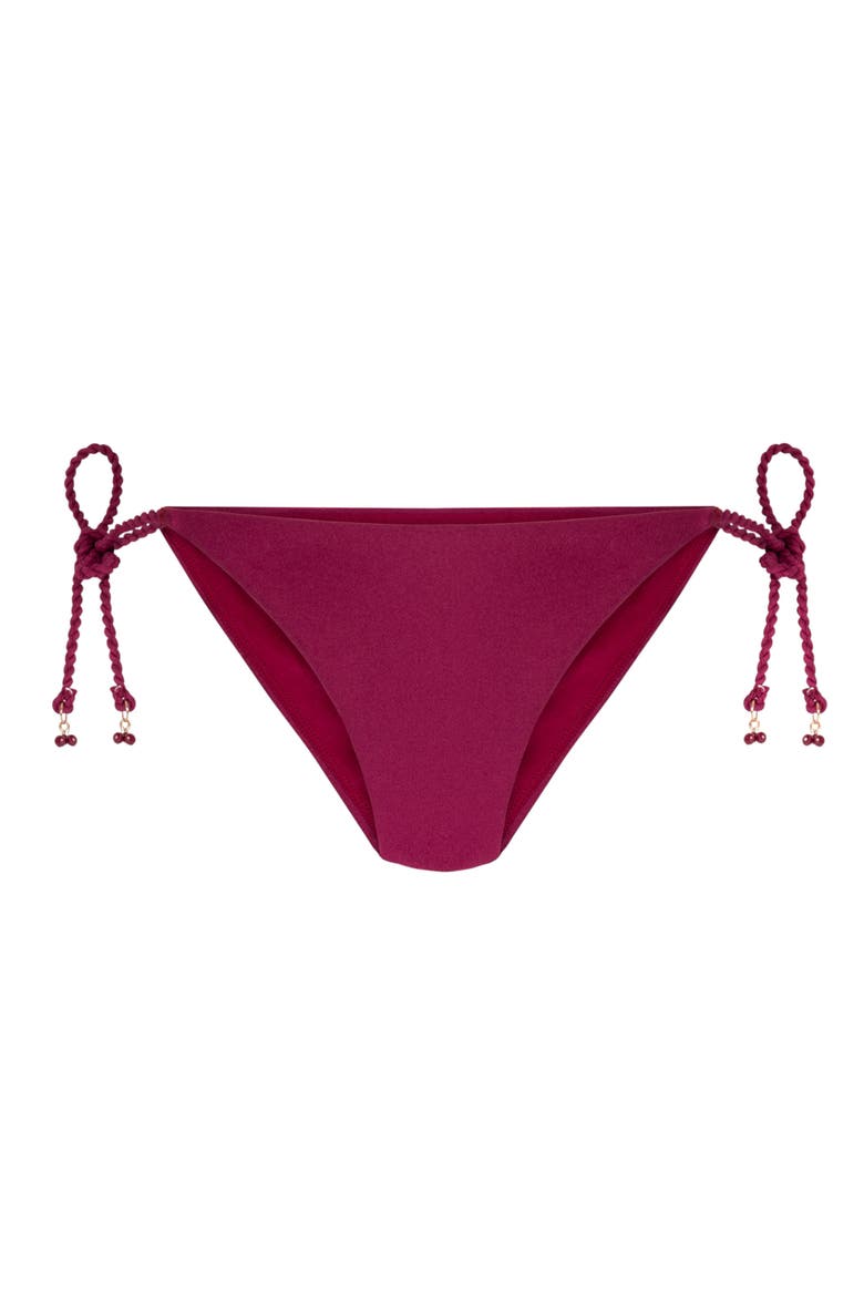 Marrakech Cheeky Bikini Bottom, Alternate, color, Beaujolais