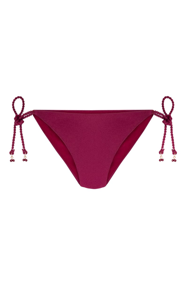 Hunkemöller Marrakech Cheeky Bikini Bottom, Alternate, color, Beaujolais