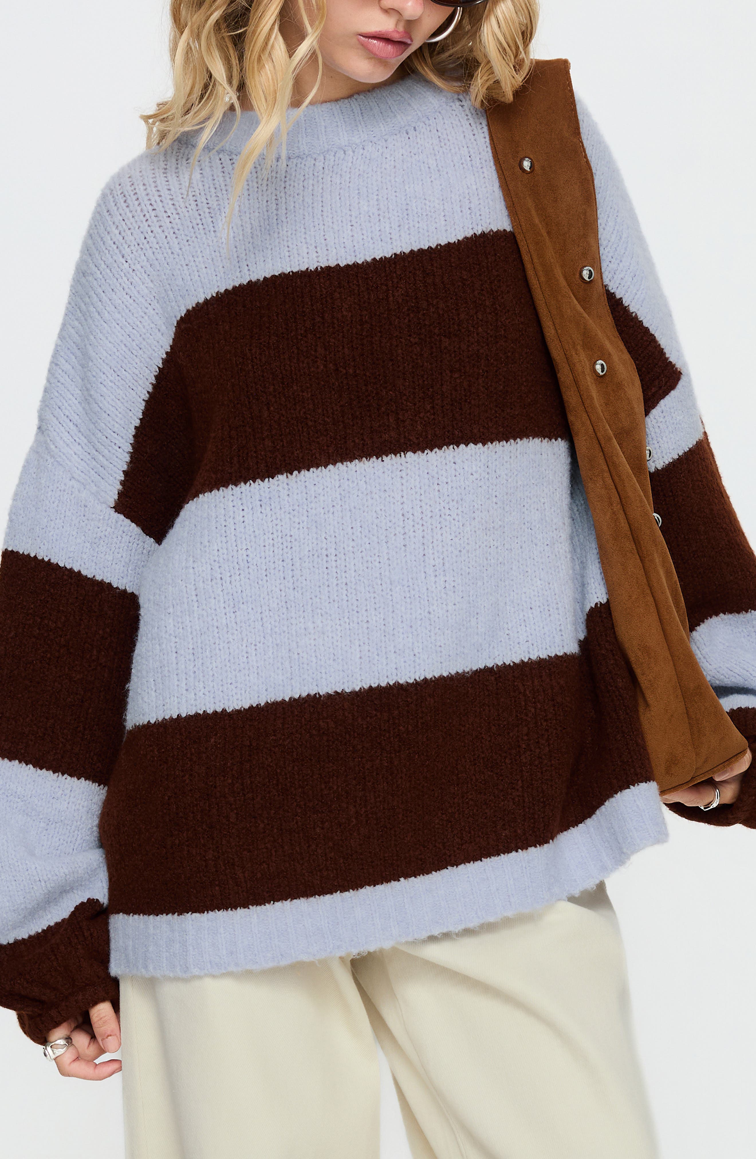 selected BLUE/ CHOCOLATESTRIPE